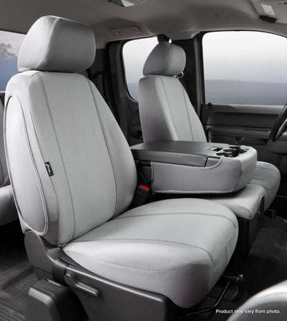 SP80 Series - Seat Protector Poly-Cotton Custom Fit Front Seat Cover - Gray - 616 Auto Parts