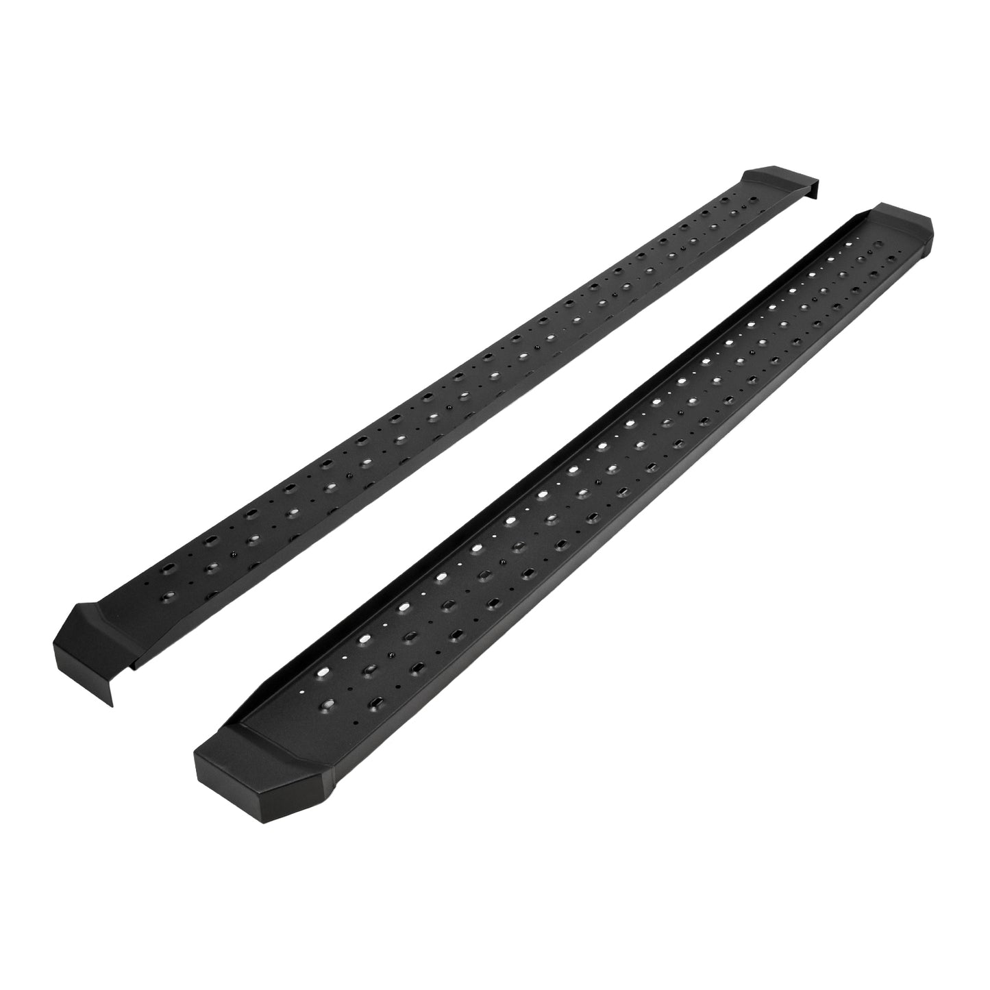 Powder Coated Black Steel Unlighted Rocker Panel Mount W/O Logo 300 Lb Cap RBW10B - 616 Auto Parts