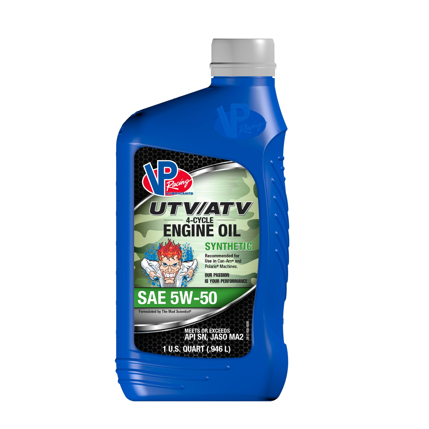 VP UTV/ATV 4-Cycle Engine Oil SAE 5W-50 Qt VP7150503 - 616 Auto Parts