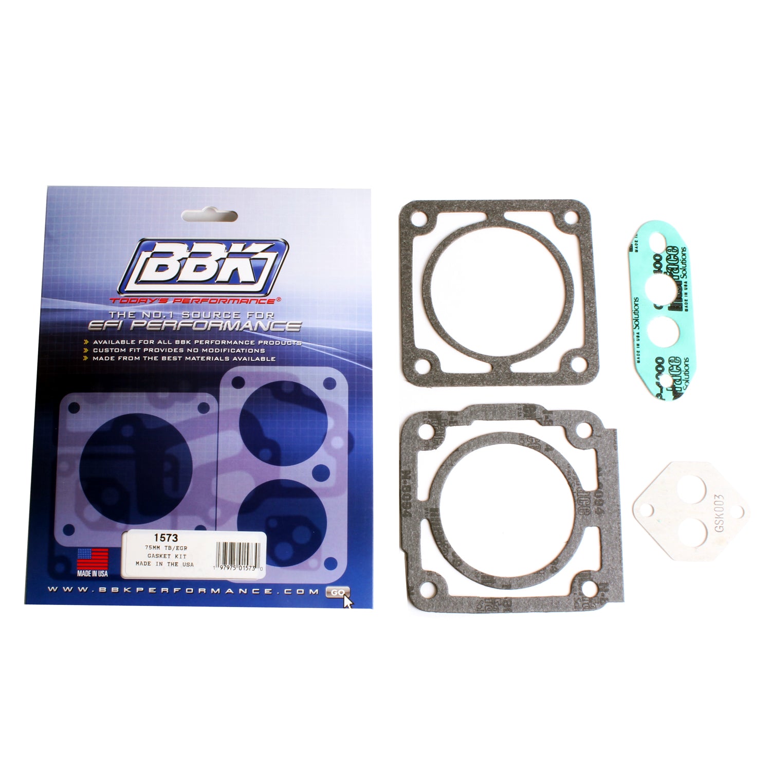 THROTTLE BODY GASKET KIT - FORD 75MM THROTTLE BODY PART 1503 or1600 1573 - 616 Auto Parts