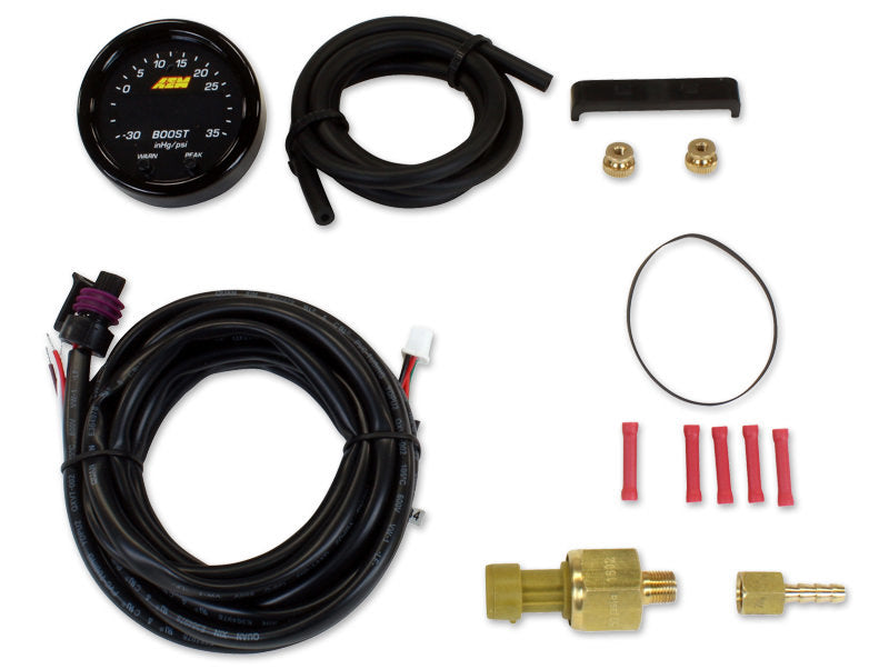 X-Series Boost Pressure Gauge -30inHg-35psi 30-0306 - 616 Auto Parts