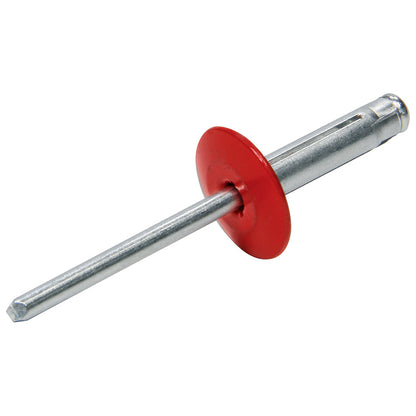 Lg Hd Rivet 250Pk Red Flange Type Alum Mandrel ALL18062 - 616 Auto Parts