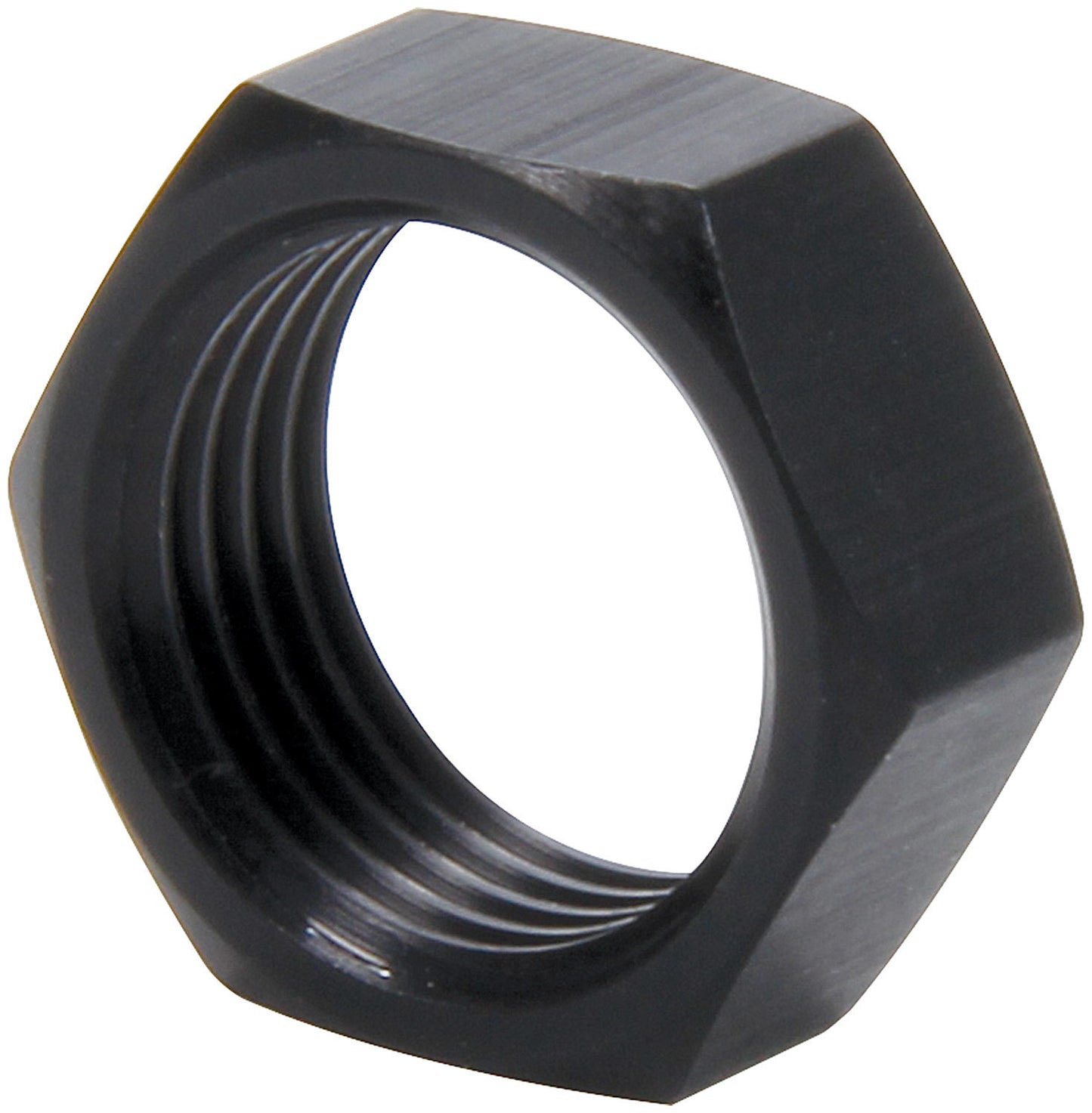 10pk 3/4-16 LH Alum Jam Nut Thin OD Black ALL18289-10 - 616 Auto Parts