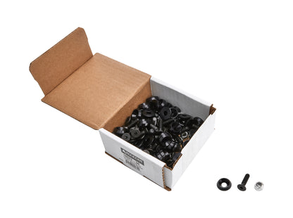 Countersunk Bolts 1/4in w/ 3/4in Washer Blk 10pk ALL18629 - 616 Auto Parts
