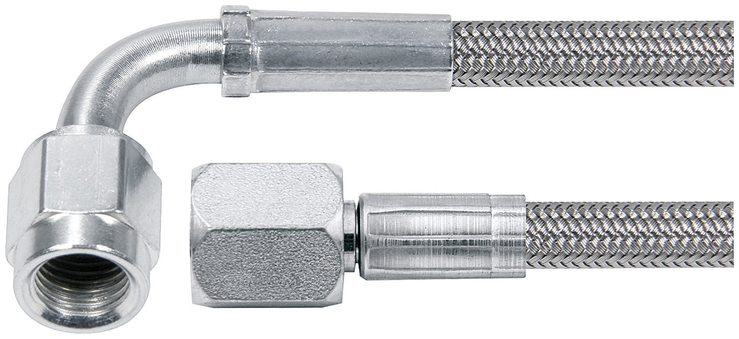 22in #4 Line -4 Str/-4 90 Deg Tube Style ALL46404-22 - 616 Auto Parts