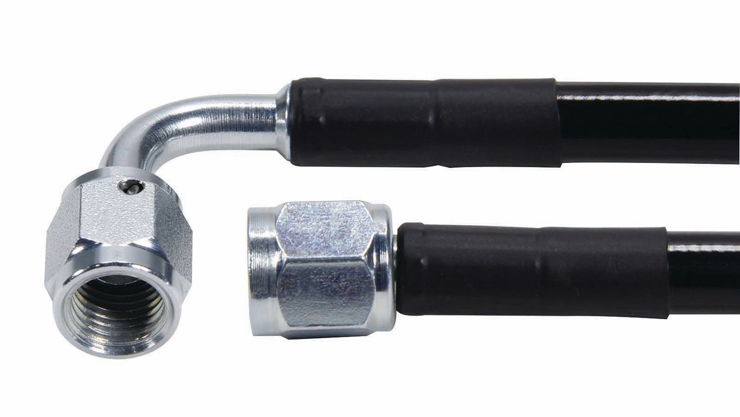 Coated Braided Line 12in #4Hose -4Str/-4 90 Steel ALL48444-12 - 616 Auto Parts