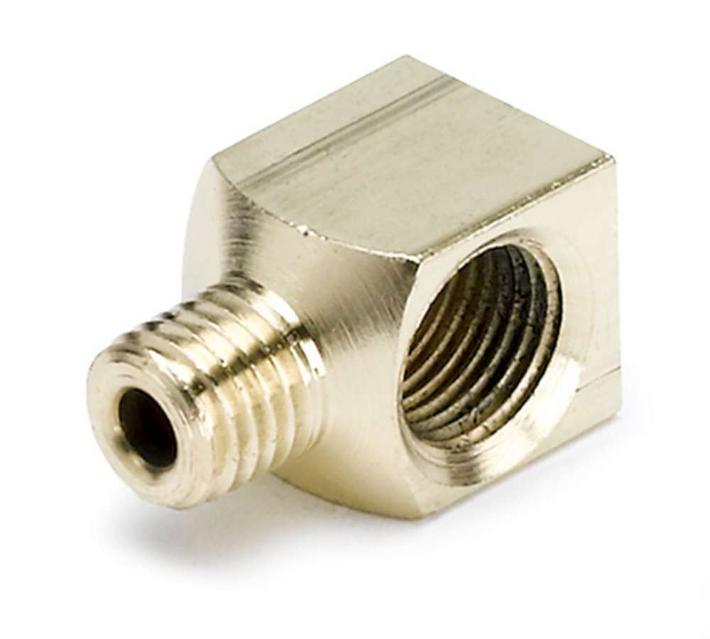 FITTING, ADAPTER, 90?, 1/8" NPTF FEMALE TO 1/8" COMPRESSION MALE, BRASS - 616 Auto Parts