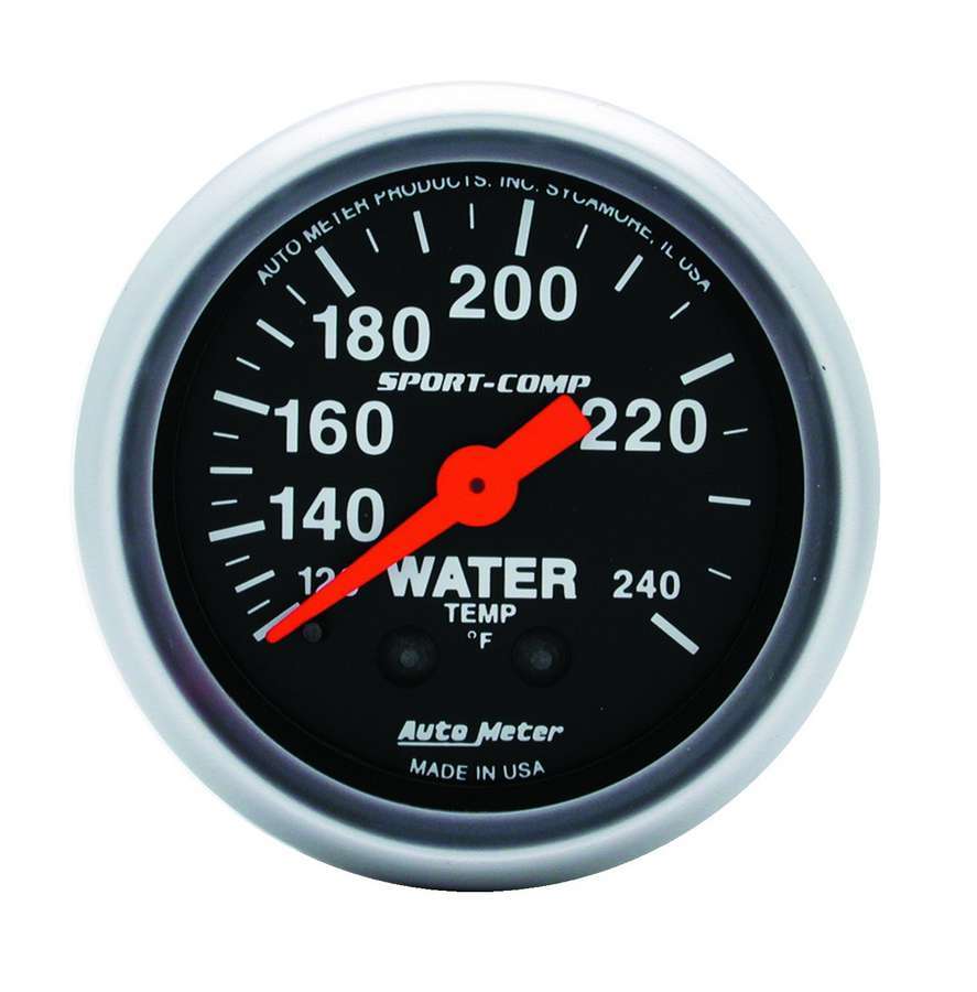 Traditional incandescent lighting illuminates around the perimeter of the dial - 616 Auto Parts