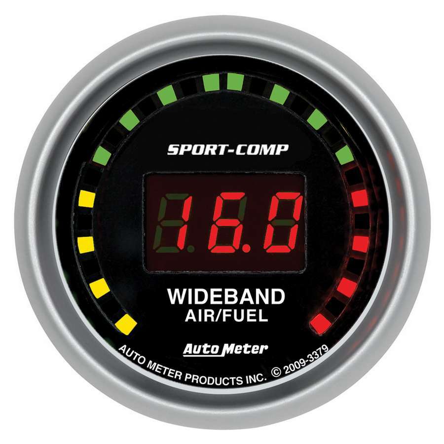 GAUGE, AIR/FUEL RATIO-WIDEBAND, STREET, 2 1/16", 10:1-17:1, DIGITAL, SPORT-COMP - 616 Auto Parts