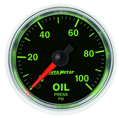 GAUGE, OIL PRESSURE, 2 1/16", 100PSI, MECHANICAL, GS - 616 Auto Parts