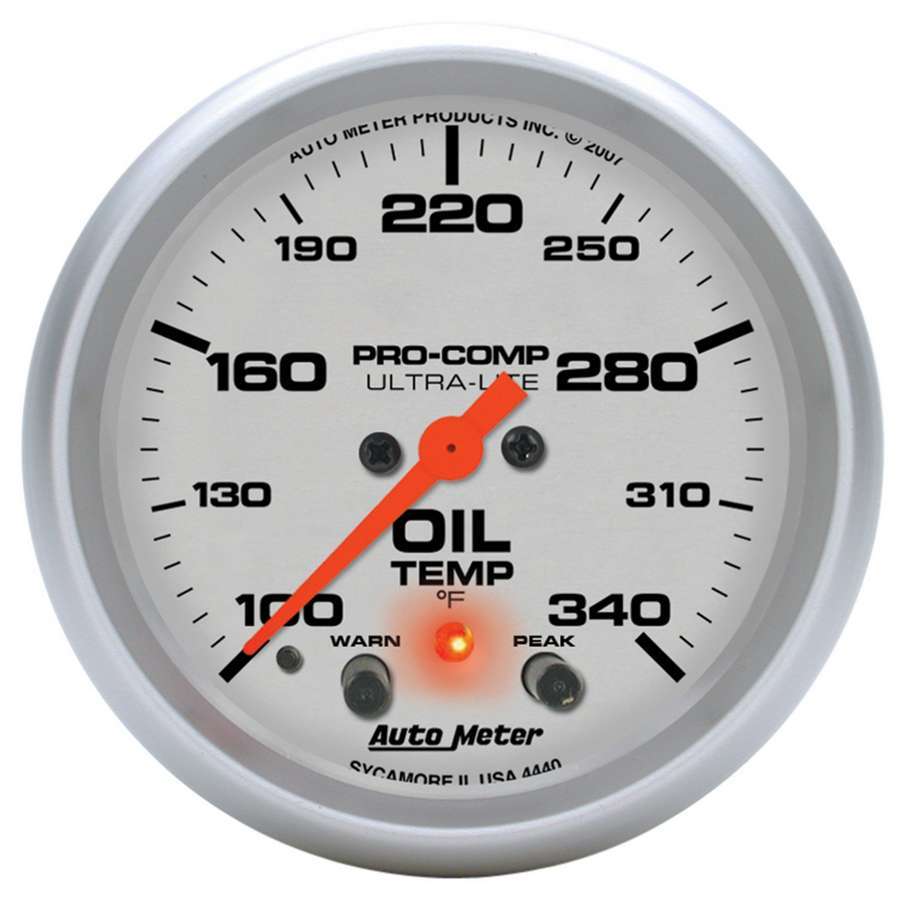 Traditional incandescent lighting illuminates around the perimeter of the dial - 616 Auto Parts