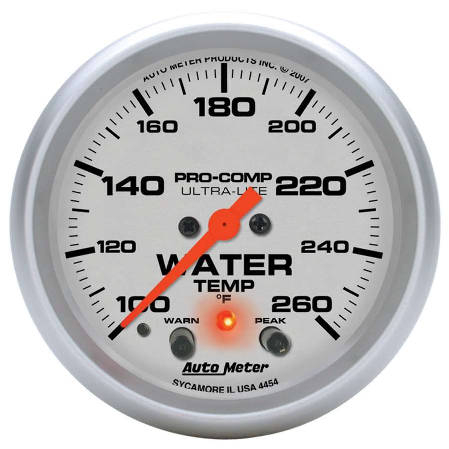 Traditional incandescent lighting illuminates around the perimeter of the dial - 616 Auto Parts