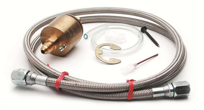 FUELP ISOLATOR KIT, FOR 100PSI GA, BRASS, INCL. 4FT. #4 BRAIDED STAINLESS LINE - 616 Auto Parts