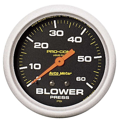 0-60 Blower Pressure