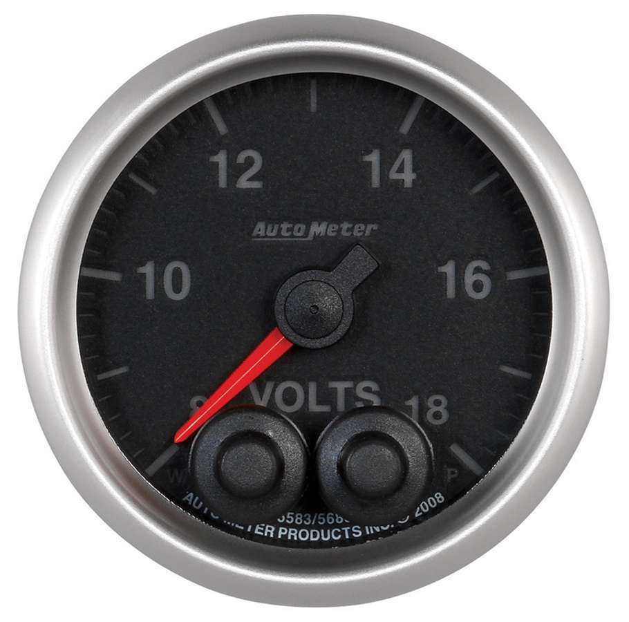 GAUGE, VOLTMETER, 2 1/16", 18V, DIGITAL STEPPER MOTOR W/PEAK & WARN, ELITE - 616 Auto Parts