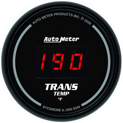 GAUGE, TRANS TEMP, 2 1/16", 340?F, DIGITAL, BLACK DIAL W/ RED LED - 616 Auto Parts