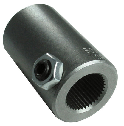 Steel steering coupler. Fits 3/4in.-30 Spline X 3/4in. Smooth bore. 313100 - 616 Auto Parts