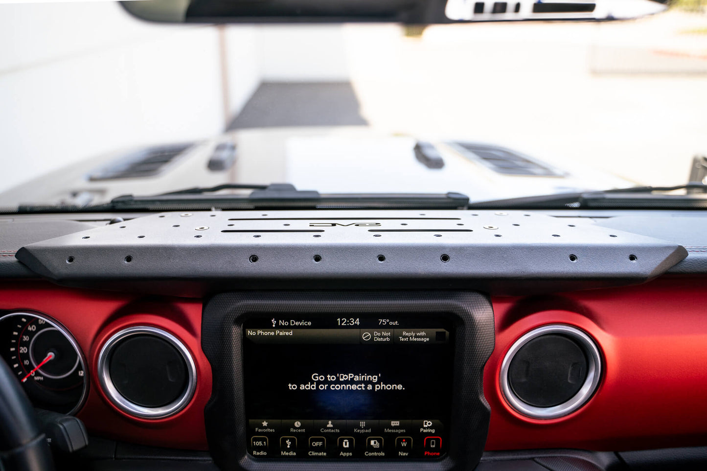 Tailored fit to the Jeep dash with a direct bolt on design. - 616 Auto Parts