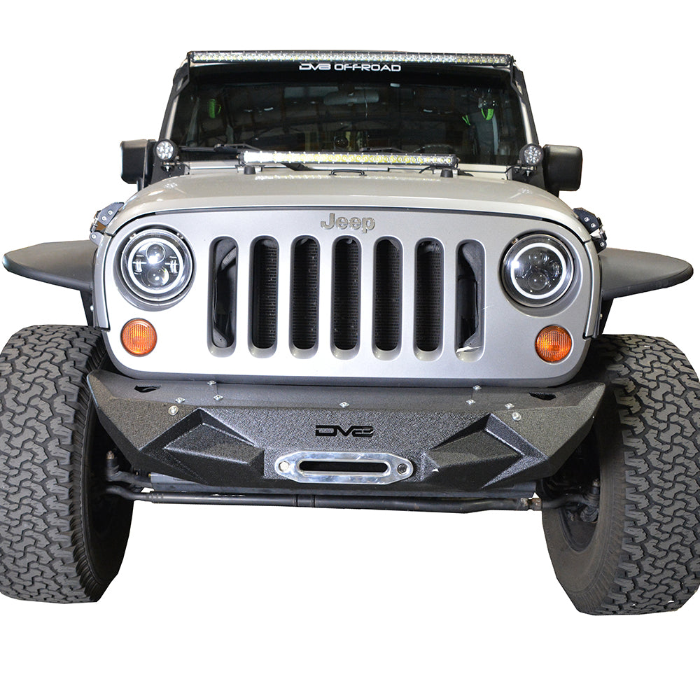 Jeep JK/JL/Gladiator Jeep Stubby Front Bumper FS-24 - 616 Auto Parts