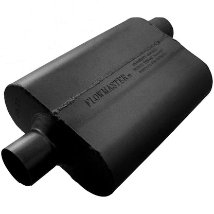 40 Series Muffler 2.50in Center In 2.5 Offset Out - 616 Auto Parts