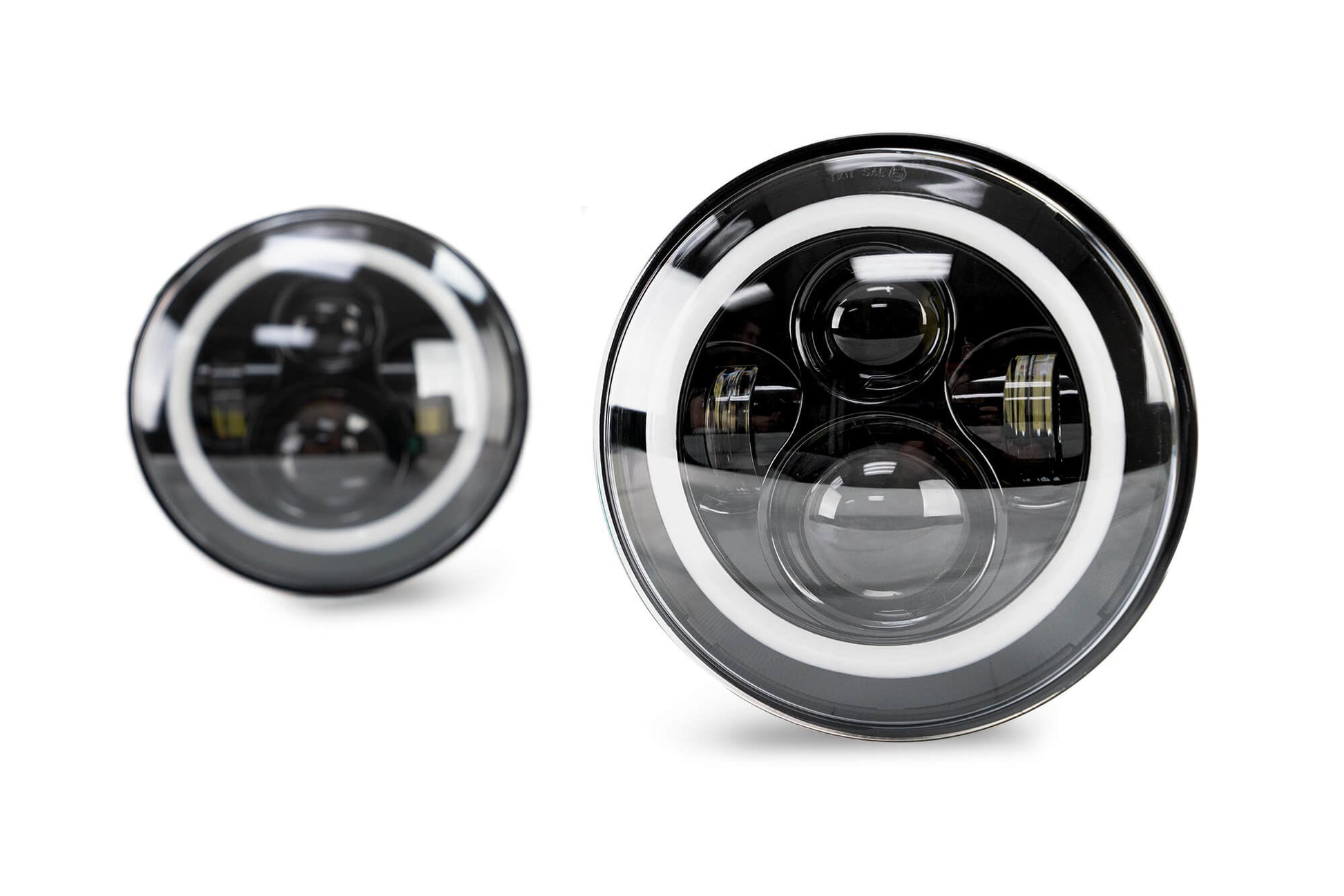 07-18 Jeep JK Projector Headlights; Halo - 616 Auto Parts