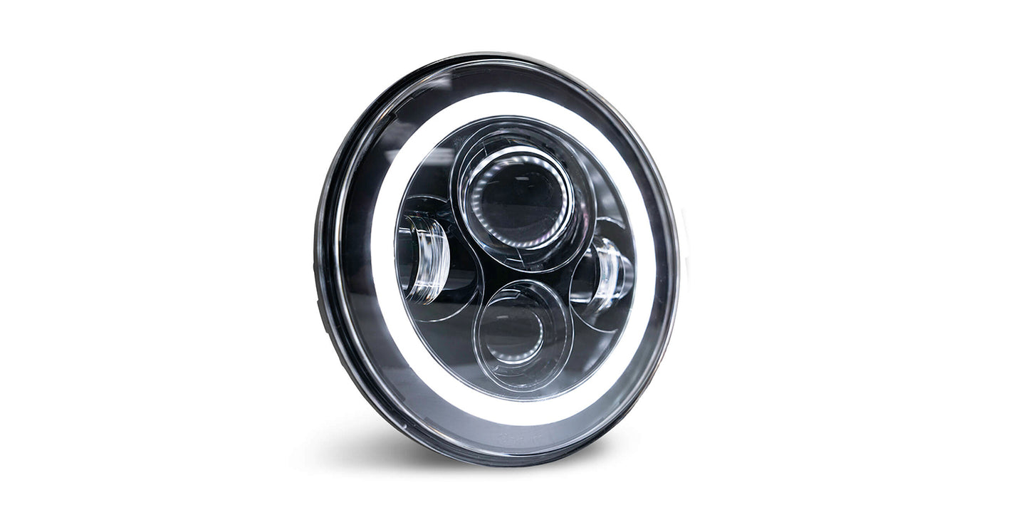 07-18 Jeep JK Projector Headlights; Halo - 616 Auto Parts