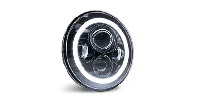 07-18 Jeep JK Projector Headlights; Halo - 616 Auto Parts