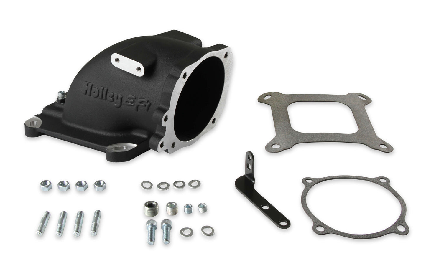 Intake Elbow 4150 Ford TB Flange - Black - 300-240FBK - 616 Auto Parts
