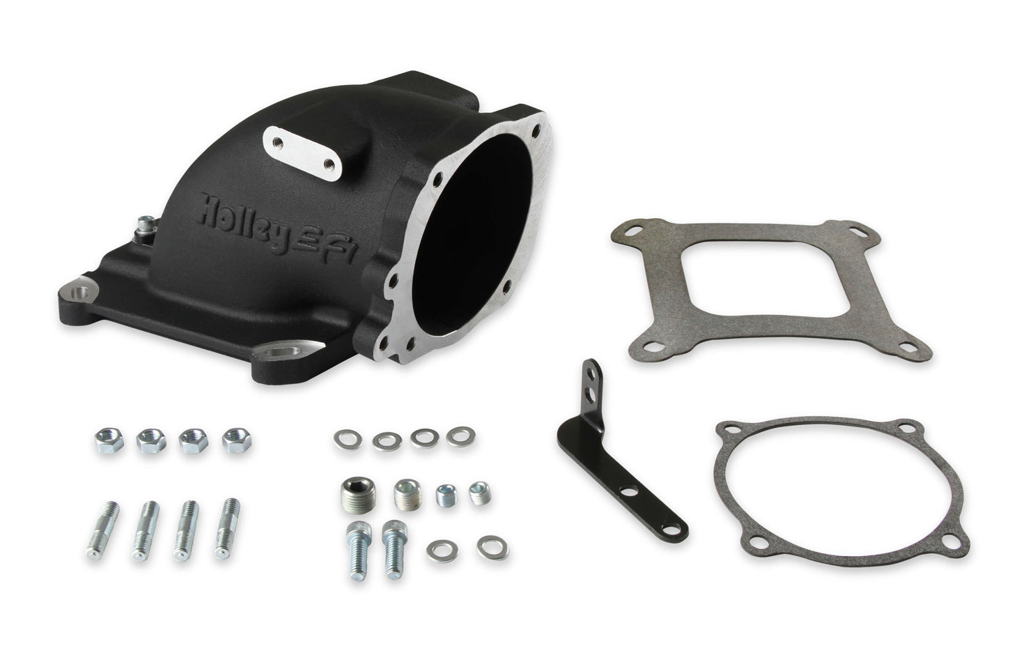 Intake Elbow 4150 Ford TB Flange - Black - 300-240FBK - 616 Auto Parts