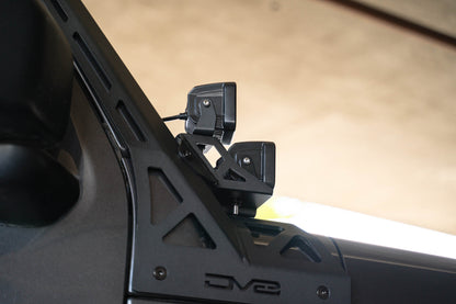 Jeep Wrangler JL & Gladiator JT A-Pillar Dual Light Pod Mounts - 616 Auto Parts