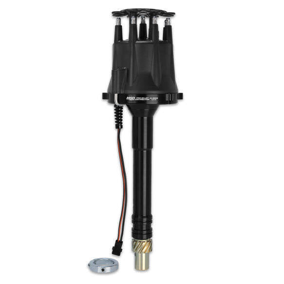 Chevy V8 Pro Billet Distributor Black Finish 85505 - 616 Auto Parts