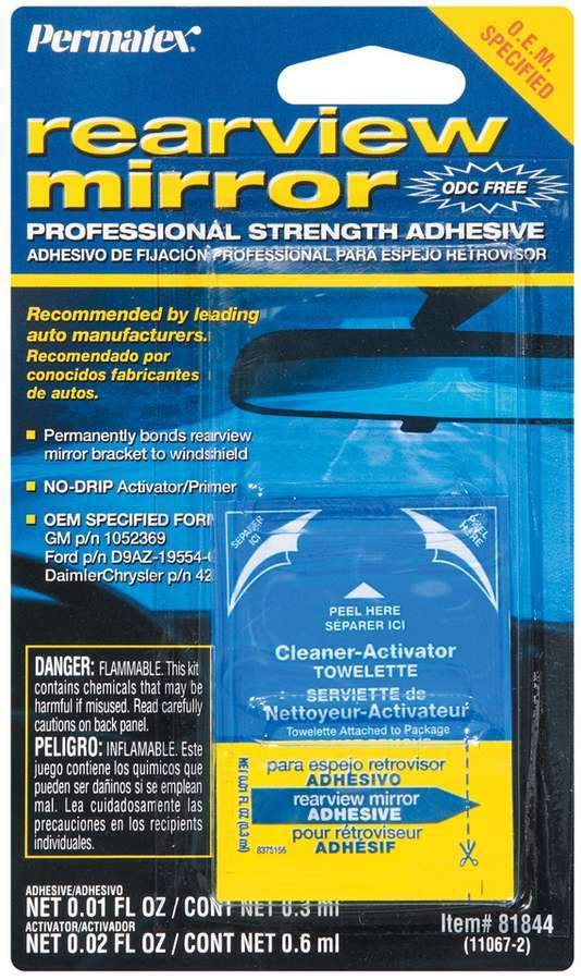Adhesive - Rearview Mirror - 2 Part - Kit