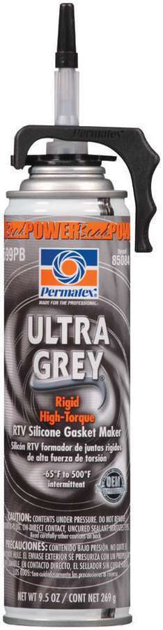 Sealant - Ultra Gray - Silicone - 9.50 oz Aerosol - Each
