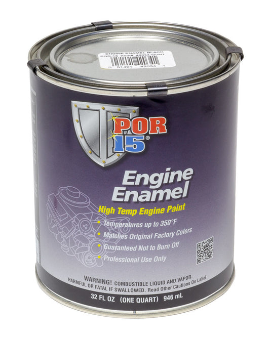 Engine Enamel Black Quart