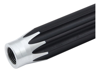 8mm Aluminum Scalloped Tube - 11.5in. - 616 Auto Parts