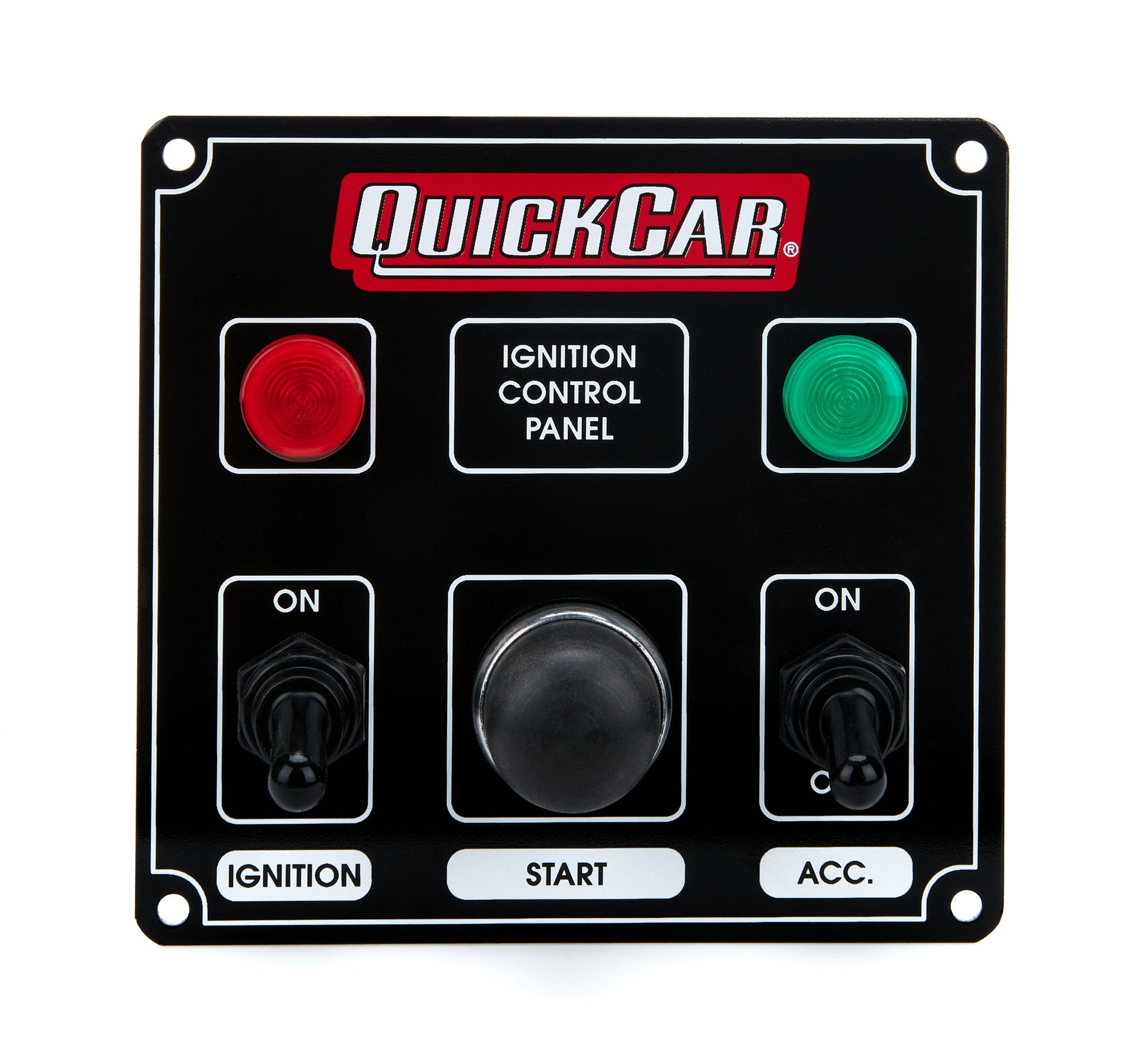 Ignition Panel Black w/ 1 Acc. & Lights - 616 Auto Parts