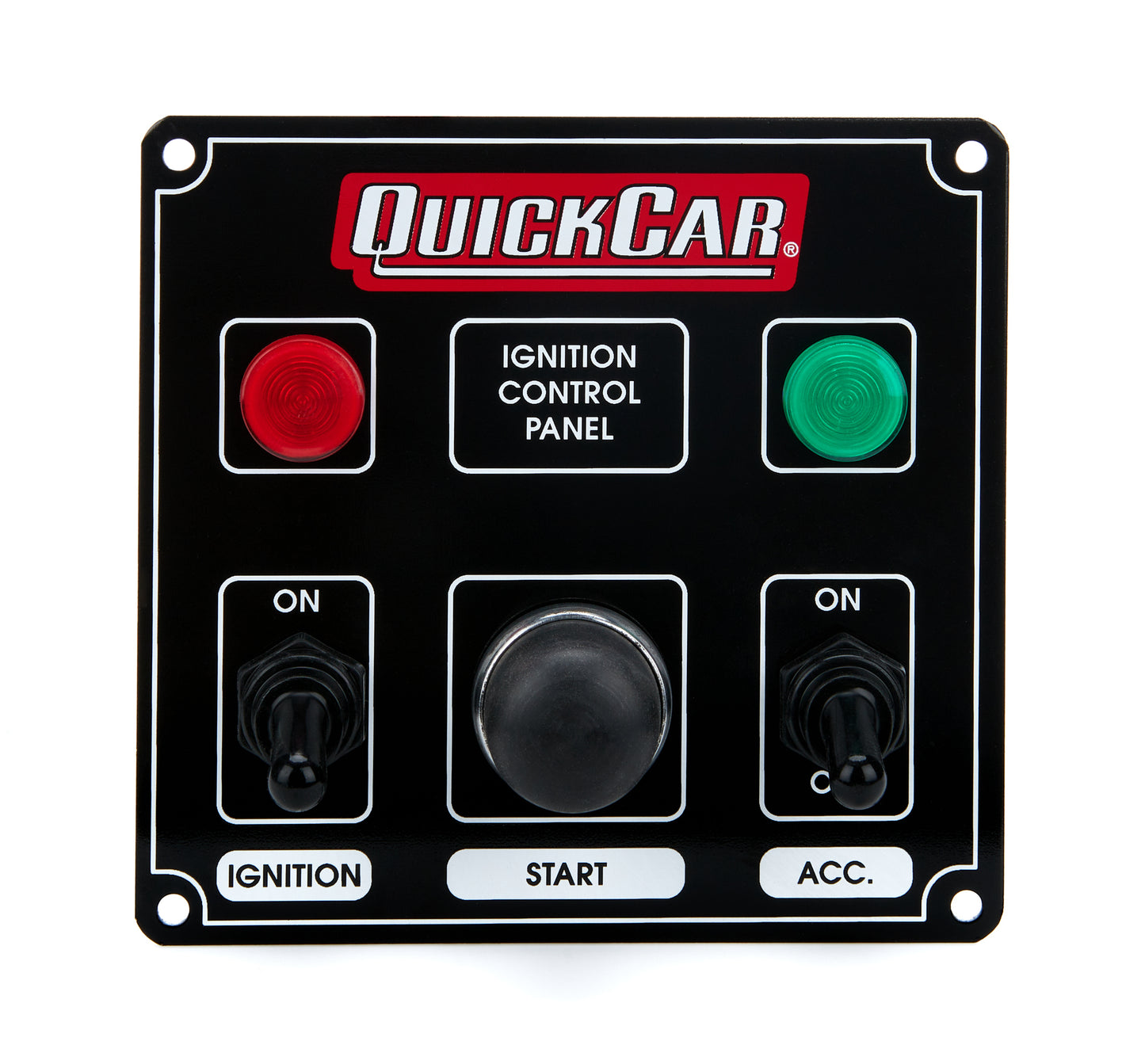 Ignition Panel Black w/ 1 Acc. & Lights - 616 Auto Parts