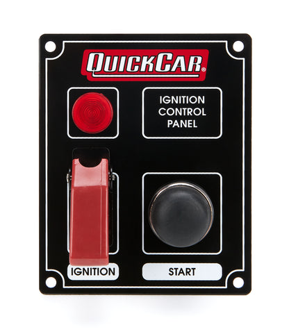 Ignition Panel Black w/ Flip Switch & Lights - 616 Auto Parts