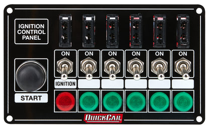 Ignition Panel Blk Fused w/Start But. & Lights - 616 Auto Parts
