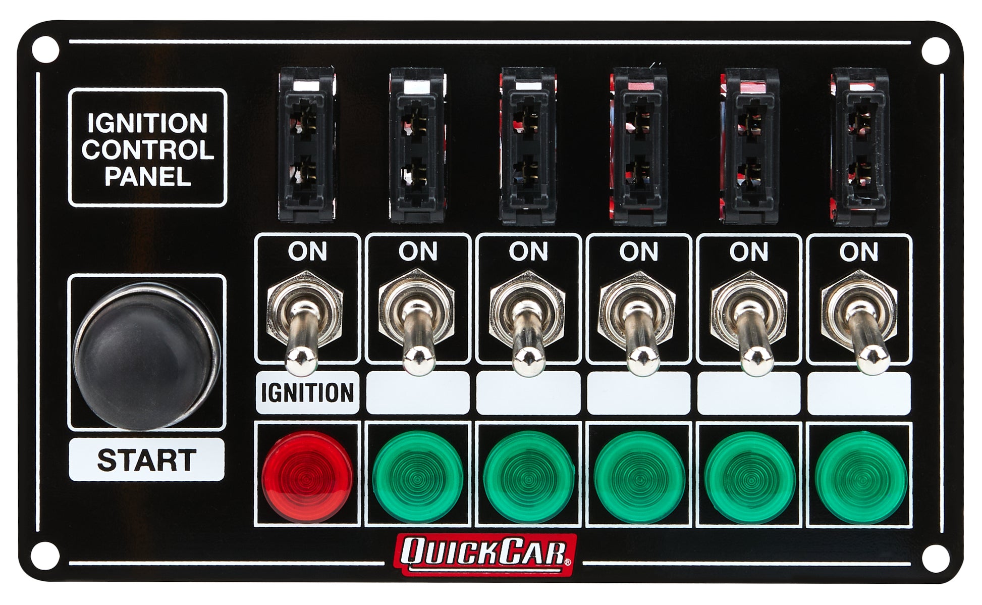 Ignition Panel Blk Fused w/Start But. & Lights - 616 Auto Parts