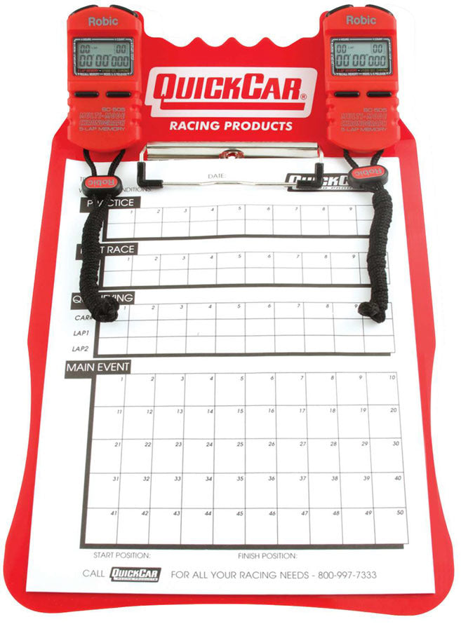 Clipboard Timing System Red - 616 Auto Parts