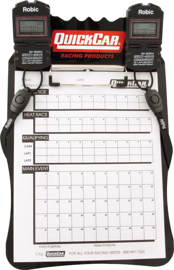 Clipboard Timing System Black - 616 Auto Parts