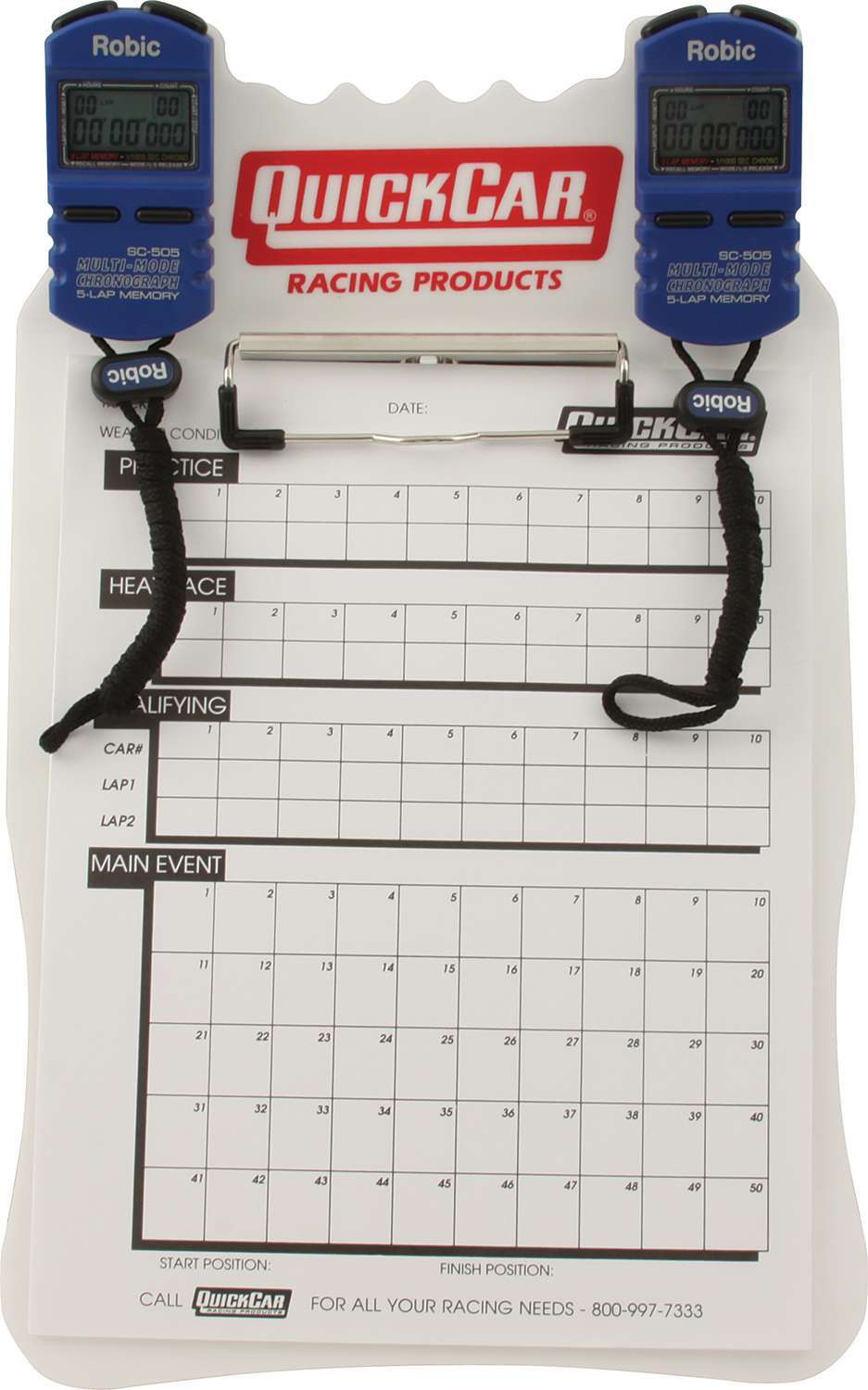 Clipboard Timing System White - 616 Auto Parts