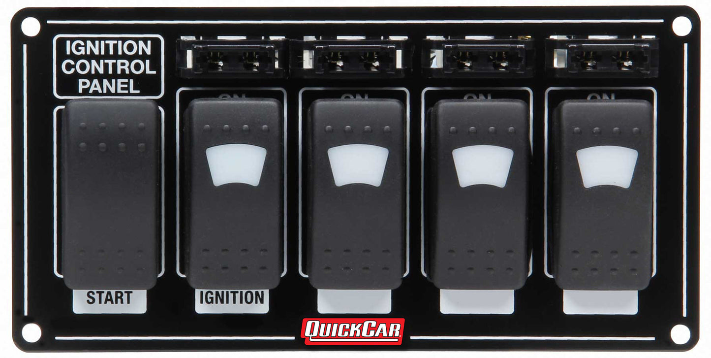 Ignition Panel w/ Rocker Switches Fuses & Lights - 616 Auto Parts