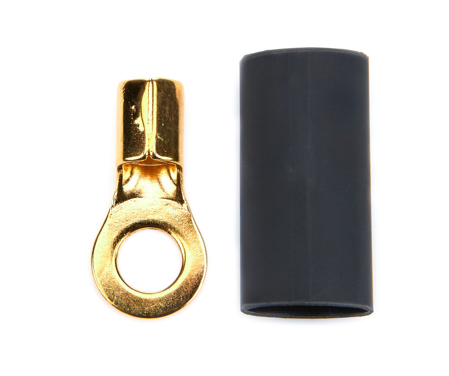 Ring Terminal 1/4 8 GA. Pair w/Heat Shrink - 616 Auto Parts