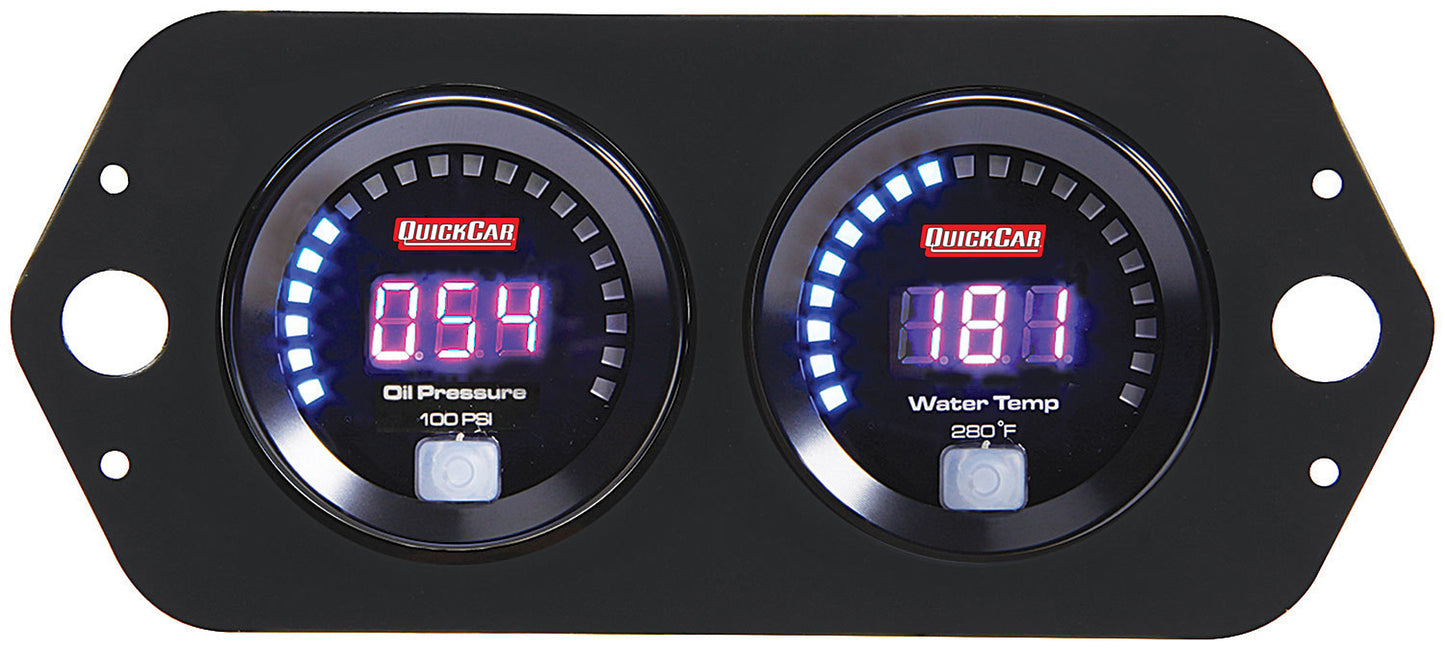 Digital 2-Gauge Panel Open Wheel OP/WT - 616 Auto Parts
