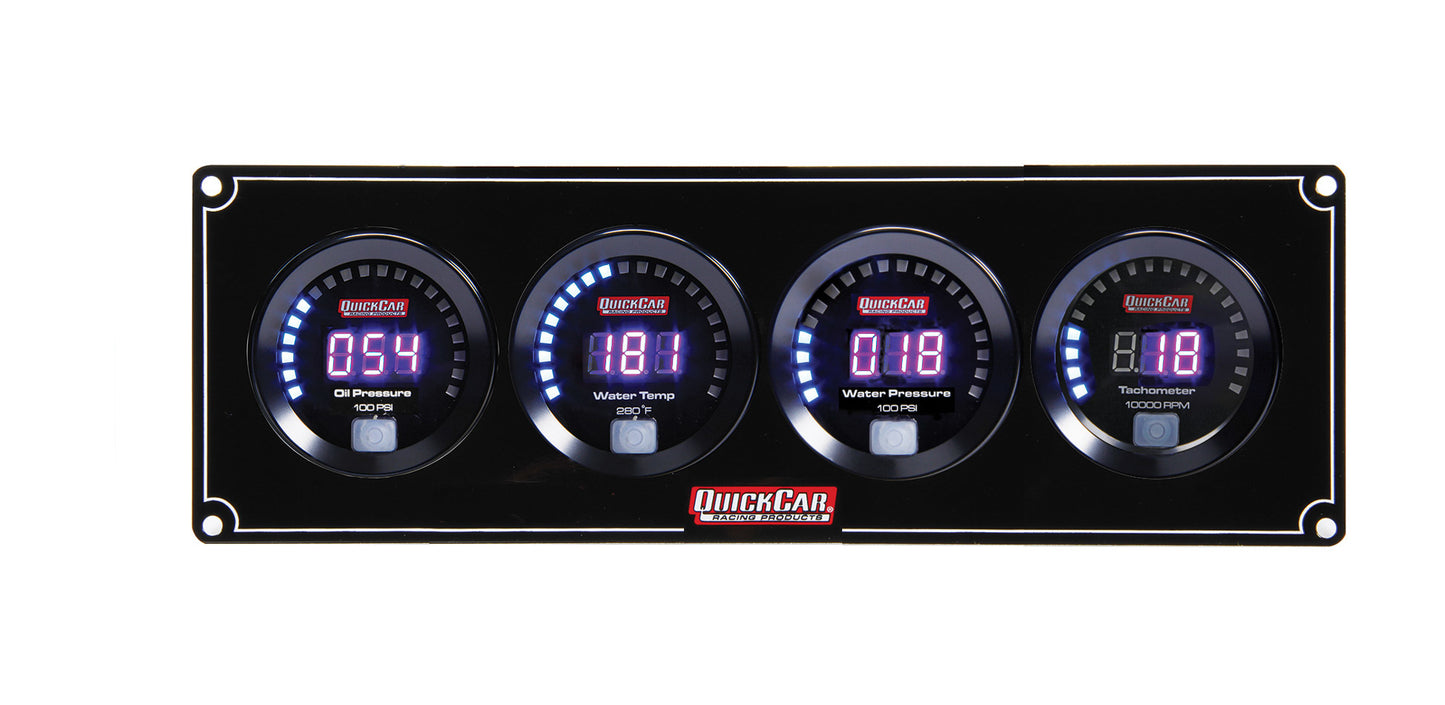 Digital 3-1 Gauge Panel OP/WT/WP w/Tach - 616 Auto Parts