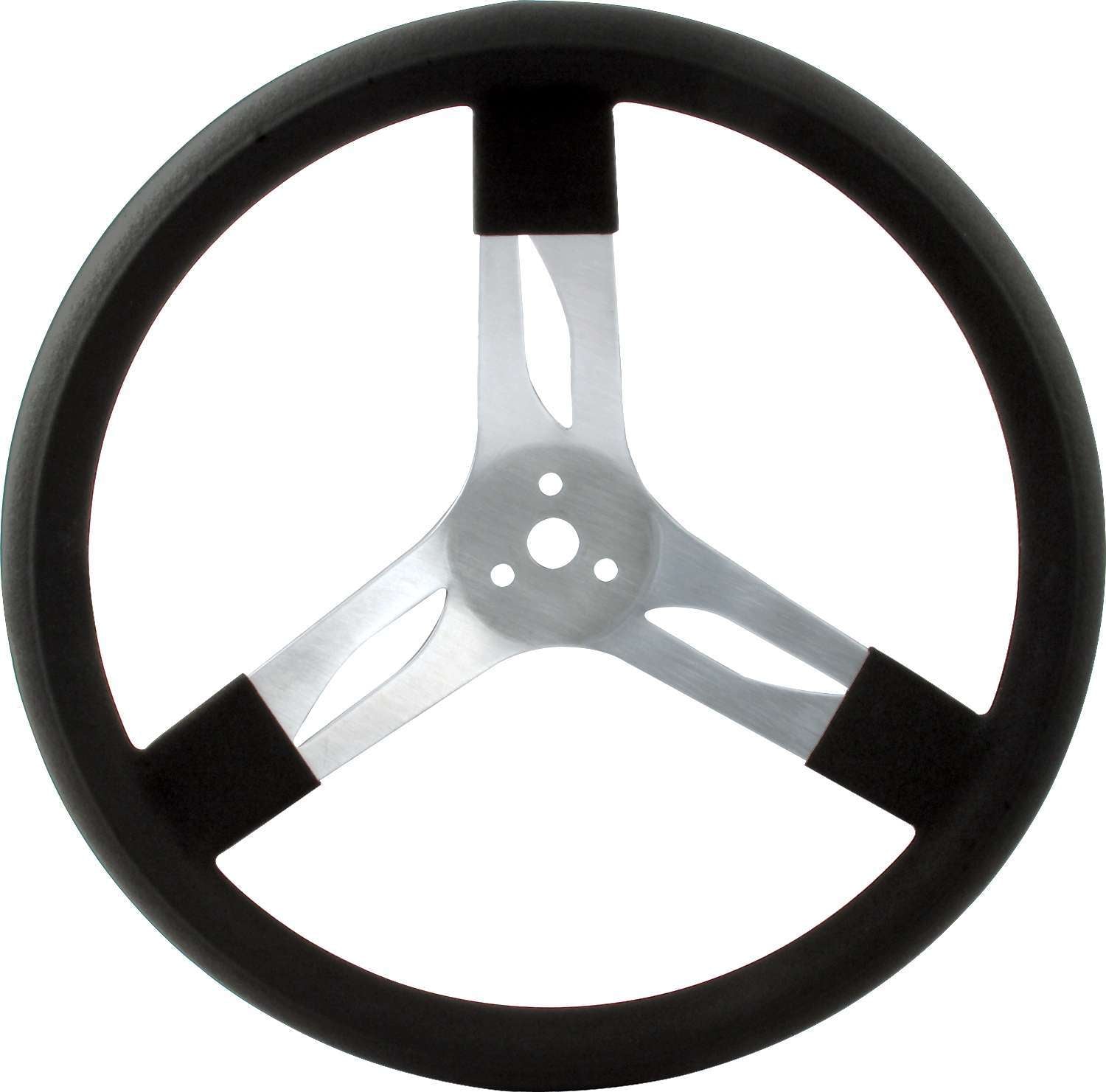 15in Steering Wheel Alum Black - 616 Auto Parts