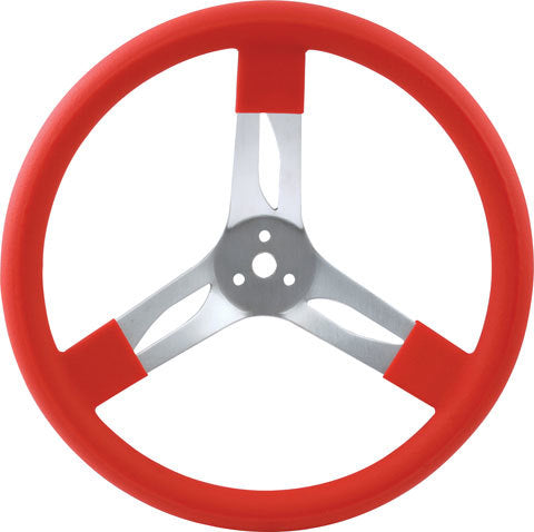 17in Steering Wheel Alum Red - 616 Auto Parts