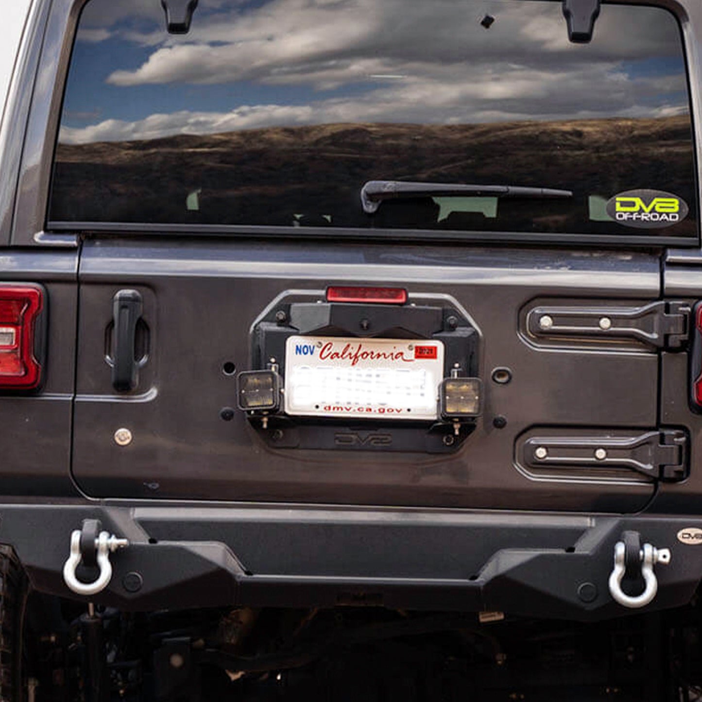 2018-22 Jeep Wrangler JL Spare Tire Delete With Light Mounts - 616 Auto Parts